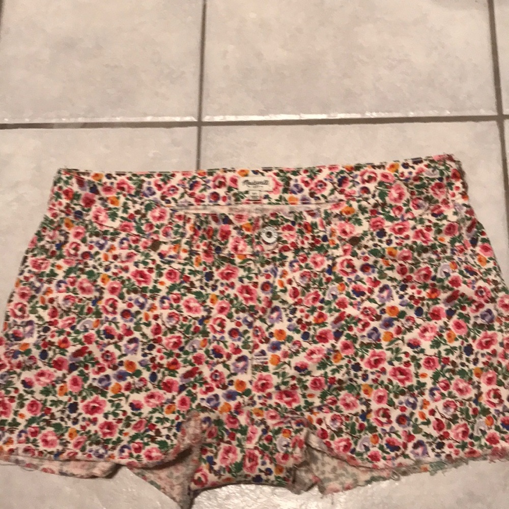 Floral Madewell Shorts
